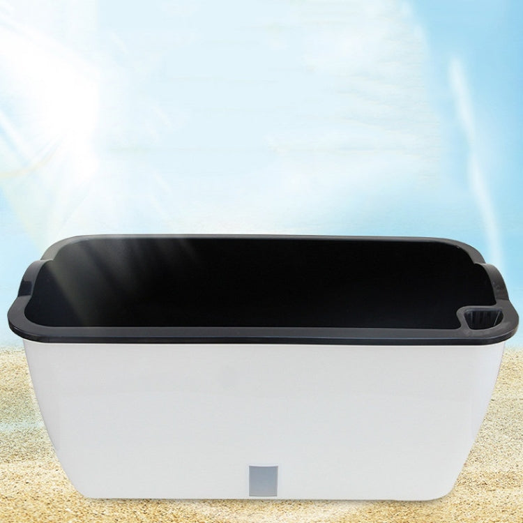 Family Balcony Rectangular Plastic Self-Absorbent Vegetable Growing Pot Flower Pot, Style:, SC01 Extra Large Pot, SC02 Big Pot