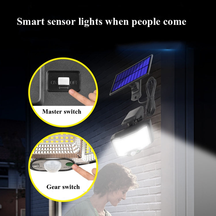 TG-TY085 Solar Outdoor Human Body Induction Wall Light Household Garden Waterproof Street Light wIth Remote Control, Spec:, 96 LED Integrated, 96 COB Integrated, 96 LED Separated, 96 COB Separated, 168 LED Integrated, 168 COB Integrated              ...