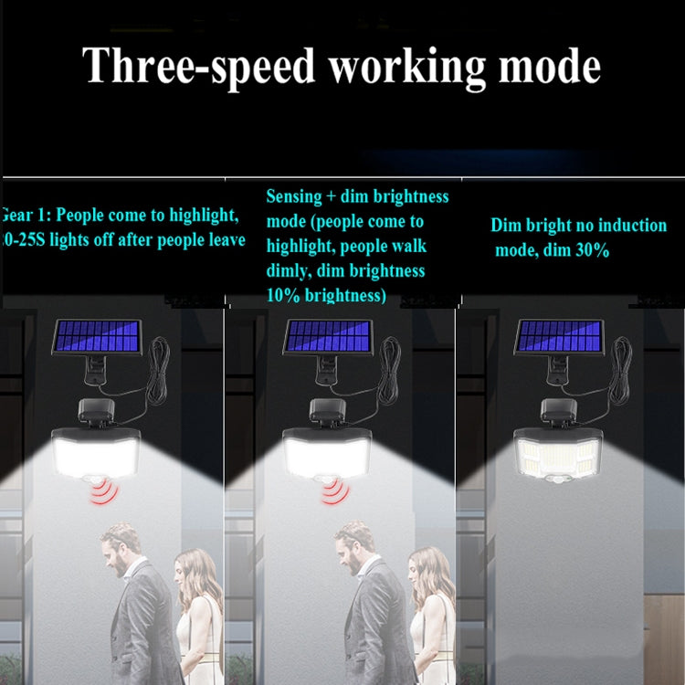 TG-TY085 Solar Outdoor Human Body Induction Wall Light Household Garden Waterproof Street Light wIth Remote Control, Spec:, 96 LED Integrated, 96 COB Integrated, 96 LED Separated, 96 COB Separated, 168 LED Integrated, 168 COB Integrated              ...