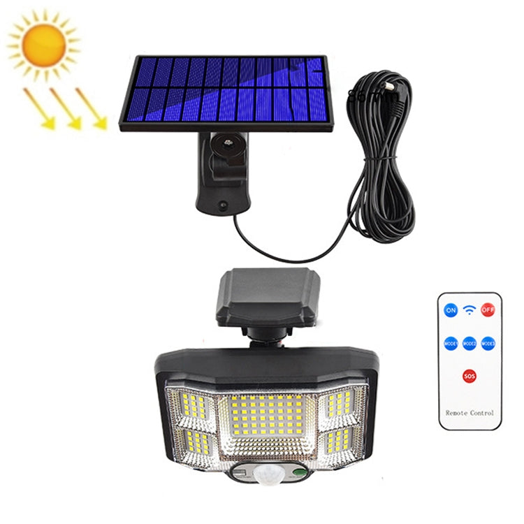 TG-TY085 Solar Outdoor Human Body Induction Wall Light Household Garden Waterproof Street Light wIth Remote Control, Spec:, 96 LED Integrated, 96 COB Integrated, 96 LED Separated, 96 COB Separated, 168 LED Integrated, 168 COB Integrated              ... 96 LED Separated