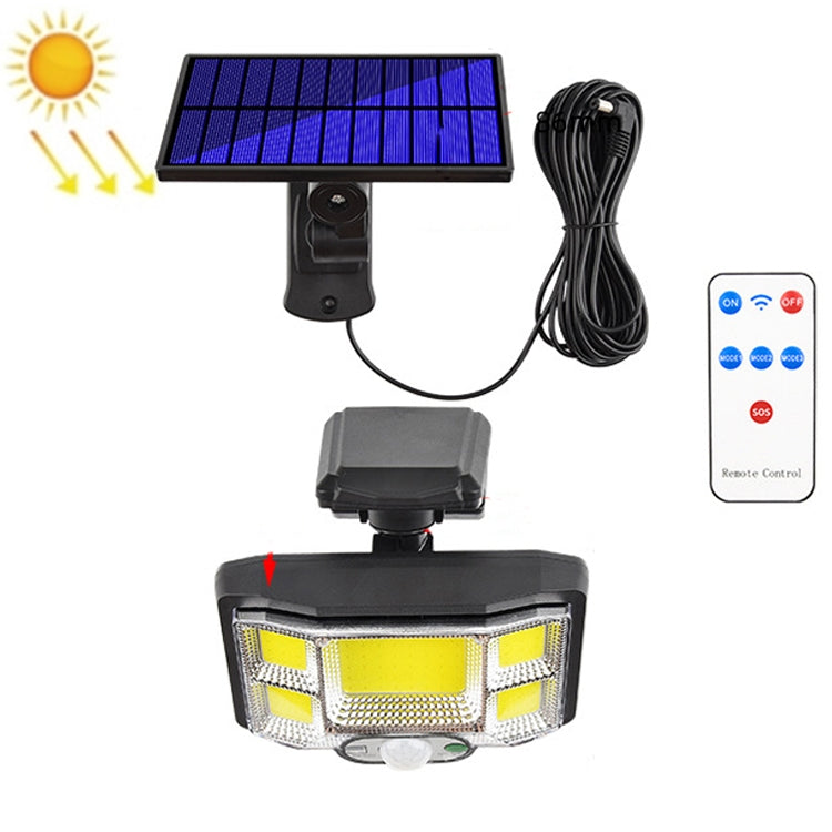 TG-TY085 Solar Outdoor Human Body Induction Wall Light Household Garden Waterproof Street Light wIth Remote Control, Spec:, 96 LED Integrated, 96 COB Integrated, 96 LED Separated, 96 COB Separated, 168 LED Integrated, 168 COB Integrated              ... 96 COB Separated
