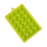 24 Grids Silicone Ice Cube Tray Molds Square Shape Ice Cube Maker Fruit Popsicle Ice Cream Mold, 24-Grid(Dark blue), 24-Grid(Grass green), 24-Grid(Rose red), 24-Grid(Sky blue), 24-Grid(Light purple) 24-Grid(Grass green) Grass green