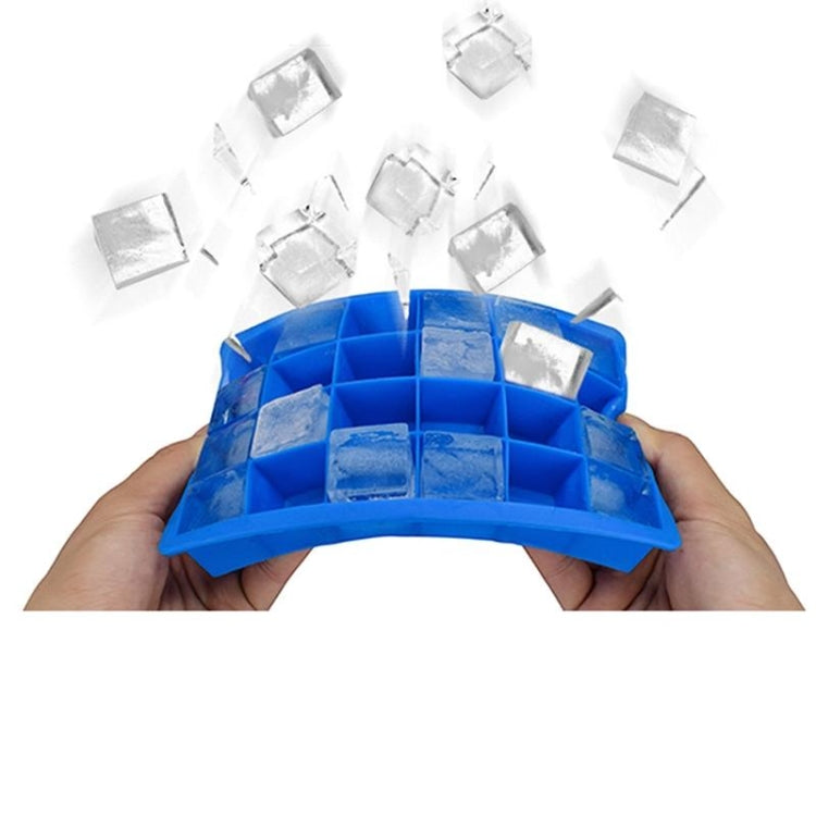 24 Grids Silicone Ice Cube Tray Molds Square Shape Ice Cube Maker Fruit Popsicle Ice Cream Mold, 24-Grid(Dark blue), 24-Grid(Grass green), 24-Grid(Rose red), 24-Grid(Sky blue), 24-Grid(Light purple)