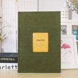 4R 6 Inch 300 Sheets Cloth Photo Album Retro Insert Photo Album Postcard Storage Photo Album, Red, Green, White, Orange