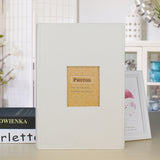 4R 6 Inch 300 Sheets Cloth Photo Album Retro Insert Photo Album Postcard Storage Photo Album, Red, Green, White, Orange