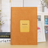 4R 6 Inch 300 Sheets Cloth Photo Album Retro Insert Photo Album Postcard Storage Photo Album, Red, Green, White, Orange
