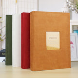 4R 6 Inch 300 Sheets Cloth Photo Album Retro Insert Photo Album Postcard Storage Photo Album, Red, Green, White, Orange
