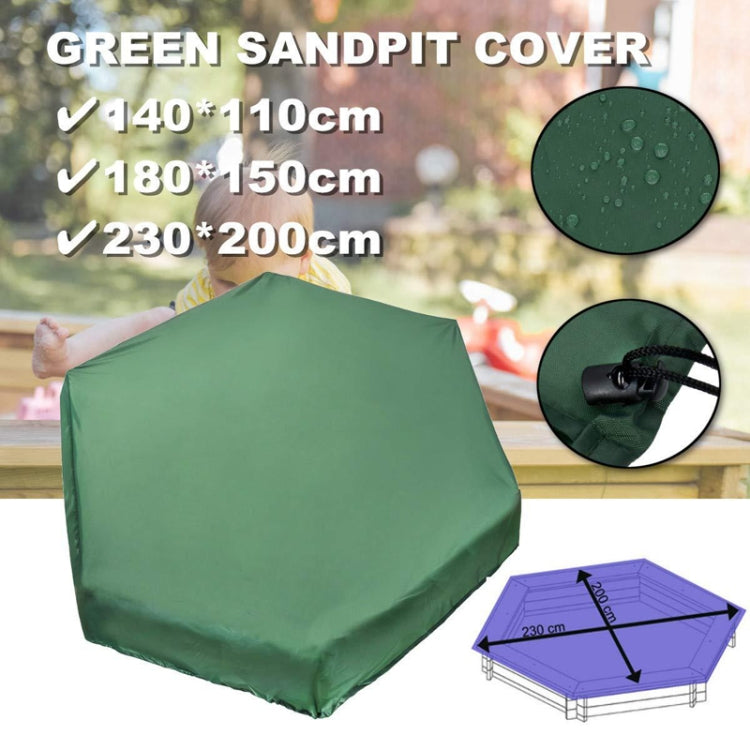 210D Oxford Cloth Hexagonal Bunker Cover UV-Proof Dust-Proof And Waterproof Toy Cover, 230x200cm, 180x150cm, 140x110cm