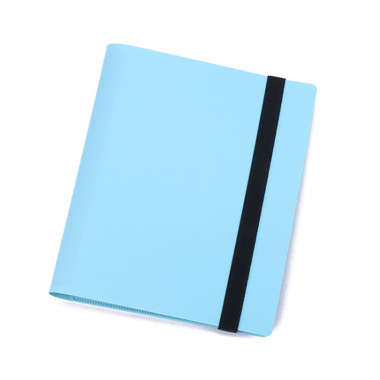 3 Inch Elastic Solid Color Photo Album Large Capacity Photo Star Card Storage Book, 3 Inch 160, 3 Inch 288 3 Inch 288 Ice Blue