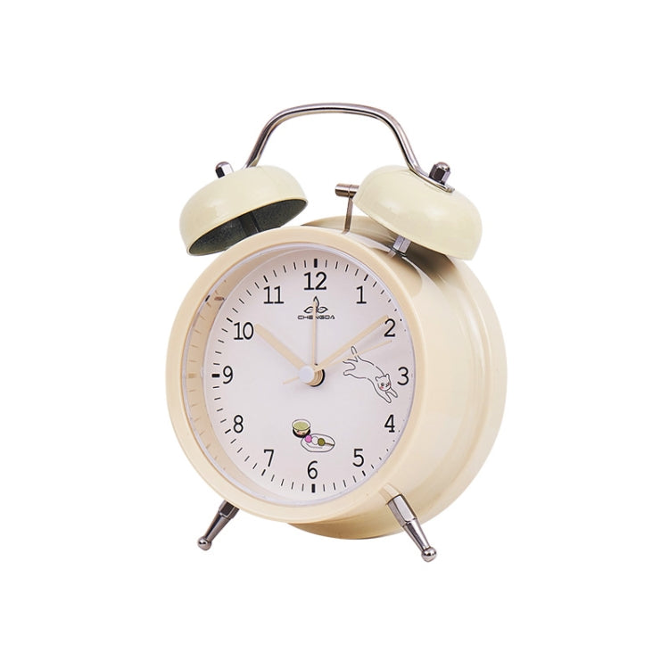 Student Cute Style Bell Alarm Clock Bedside Mute Clock With Light Specification：, Y33 3 Inch (Blue), Y33 3 Inch (Green), Y33 3 Inch (Pink), Y33 3 Inch (Beige), Y34 3 Inch (Blue), Y34 3 Inch (Green), Y34 3 Inch (Pink), Y34 3 Inch (Beige), Y35 4 Inch (Bl...