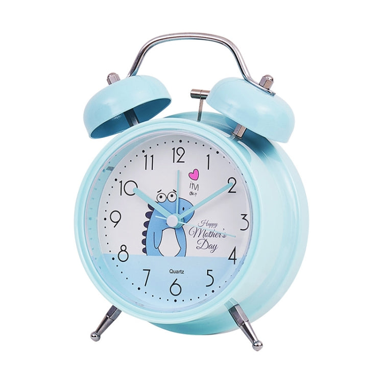 Student Cute Style Bell Alarm Clock Bedside Mute Clock With Light Specification：, Y33 3 Inch (Blue), Y33 3 Inch (Green), Y33 3 Inch (Pink), Y33 3 Inch (Beige), Y34 3 Inch (Blue), Y34 3 Inch (Green), Y34 3 Inch (Pink), Y34 3 Inch (Beige), Y35 4 Inch (Bl...