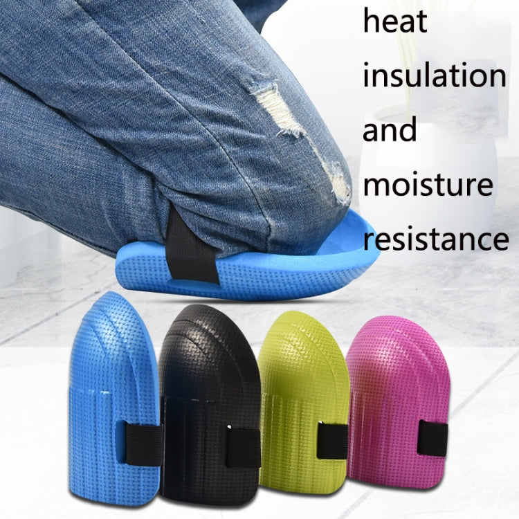 1 Set CY-0150 Labor Protection Knee Protector Construction Kneeling Work Protector, Blue, Pink, Black, Green