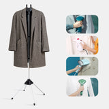 1.6m 3 in 1 Hanging Ironing Bracket Hanger Telescopic Metal Rod Mount, Metal Rod Mount