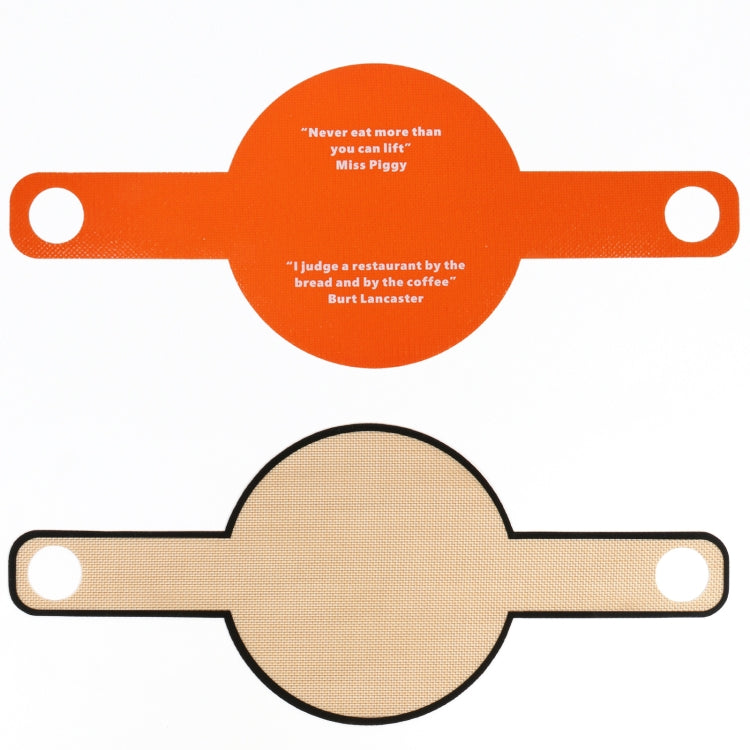 Oven Accessories Bread Dough Transfer Baking Mat Long Handle Extraction Mat, Brown, Orange