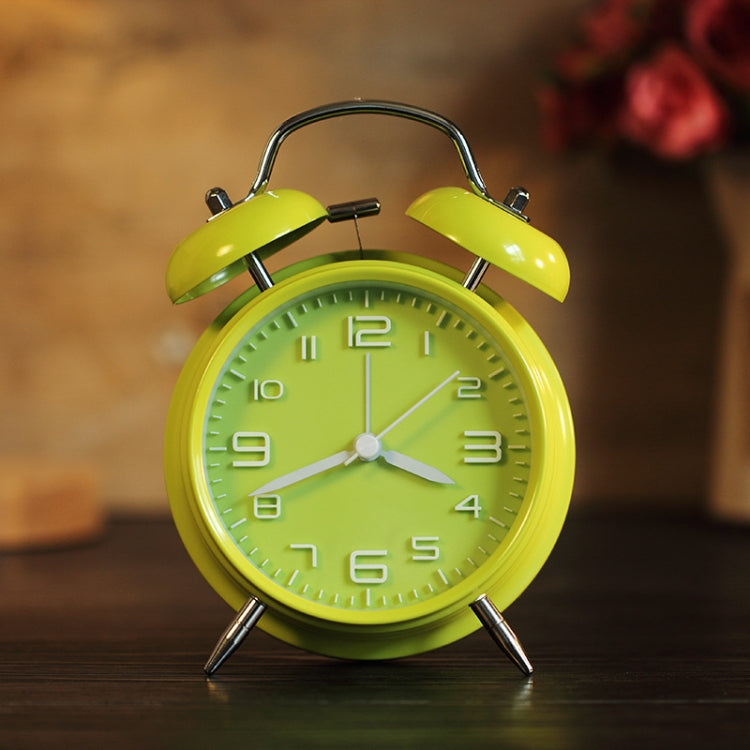 4 Inch Bedroom Bedside Stereo Digital Silent Alarm Clock With Light, White Shell Pink Surface, White Shell Blue Surface, White Shell Green Surface, White Shell Red Surface, White Shell White Surface, 4 inch convex powder shell, Blue Shell Blue Surface...