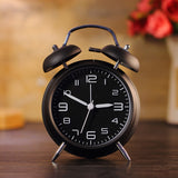 4 Inch Bedroom Bedside Stereo Digital Silent Alarm Clock With Light, White Shell Pink Surface, White Shell Blue Surface, White Shell Green Surface, White Shell Red Surface, White Shell White Surface, 4 inch convex powder shell, Blue Shell Blue Surface...