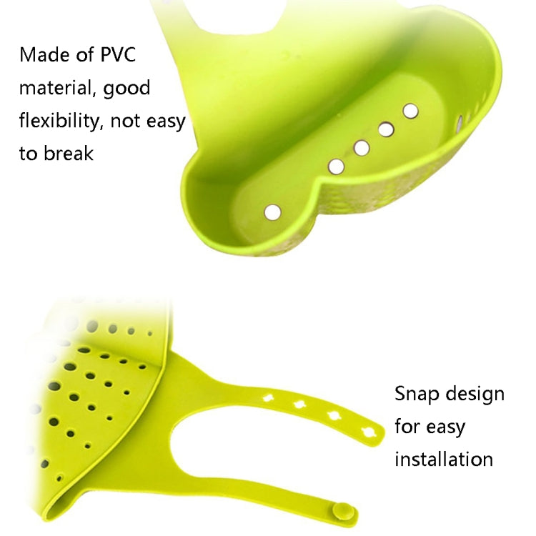 TM15008 Adjustable Snap-On Sink Storage Hanging Basket Kitchen Drain Hanging Bag, TM15008 Hanging Basket