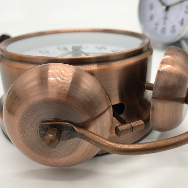 Metal Quality Mute Luminous Alarm Clock Classic Double Bell Clock