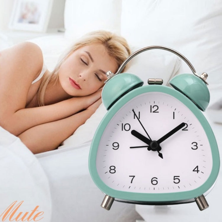 Student Metal Retro Digital Alarm Clock With Light, Red, Green, Black