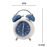 Bedroom Desktop Metal Digital Mechanical Alarm Clock Living Room Silent Clock With Night Light, Green, Blue, Coffee Color, Pink