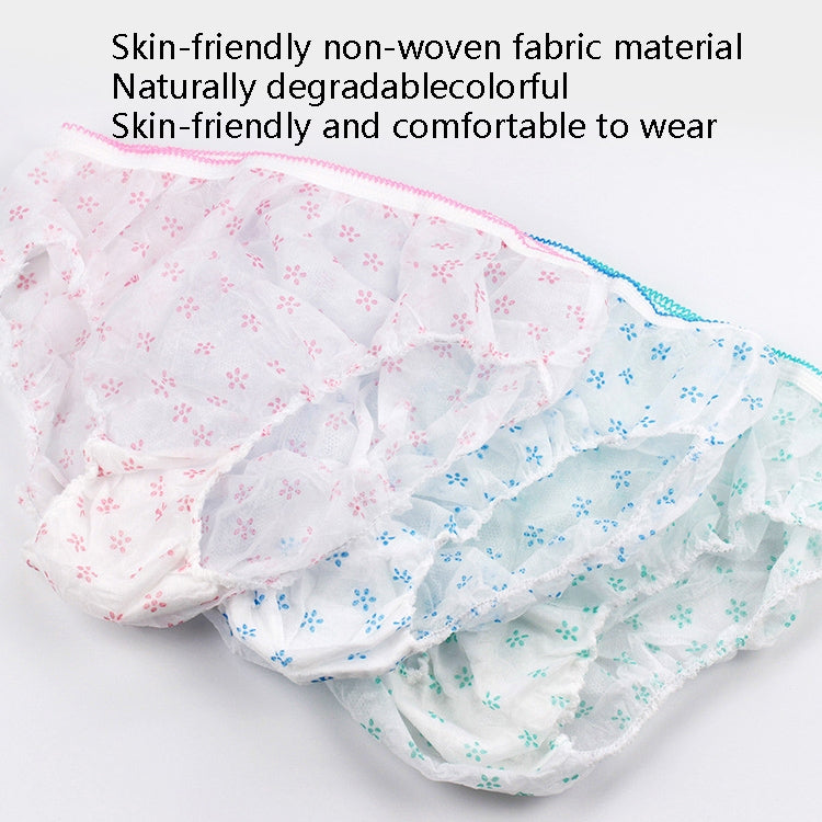 Pregnant Women Disposable Underwear Non-Woven Maternal Postpartum Cotton Bottom Paper Underwear, Color Random Delivery, M, L, XL, XXL, XXXL