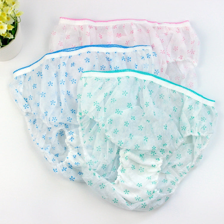 Pregnant Women Disposable Underwear Non-Woven Maternal Postpartum Cotton Bottom Paper Underwear, Color Random Delivery, M, L, XL, XXL, XXXL
