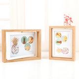 Wooden Rotating Double-Sided Swinging Table Photo Frame Size:, 6 inch, 7 inch, 8 inch