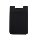 Stretch Lycra Mobile Phone Back Sticker Card Holder Phone Back Wallet Bus Bank Card Holder, Black, Red, Pink, Green, Rose Red, White, Deep Blue, Water Blue, Purple, Brown, Dark Blue, Dark Gray, Gold, Gray