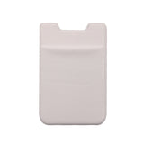 Stretch Lycra Mobile Phone Back Sticker Card Holder Phone Back Wallet Bus Bank Card Holder, Black, Red, Pink, Green, Rose Red, White, Deep Blue, Water Blue, Purple, Brown, Dark Blue, Dark Gray, Gold, Gray