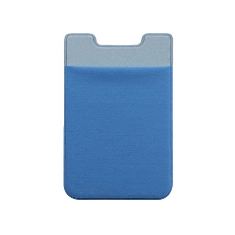 Stretch Lycra Mobile Phone Back Sticker Card Holder Phone Back Wallet Bus Bank Card Holder, Black, Red, Pink, Green, Rose Red, White, Deep Blue, Water Blue, Purple, Brown, Dark Blue, Dark Gray, Gold, Gray