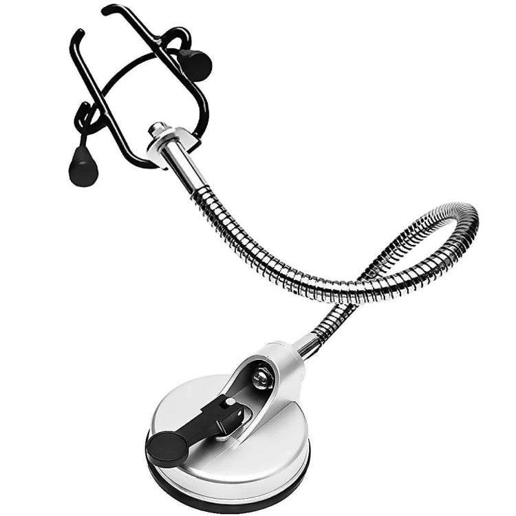 Stainless Steel Hair Dryer Storage Bracket Lazy Hair Dryer Hairdressing Bracket, Landing Models, Suction Cup 1, Suction Cup 2