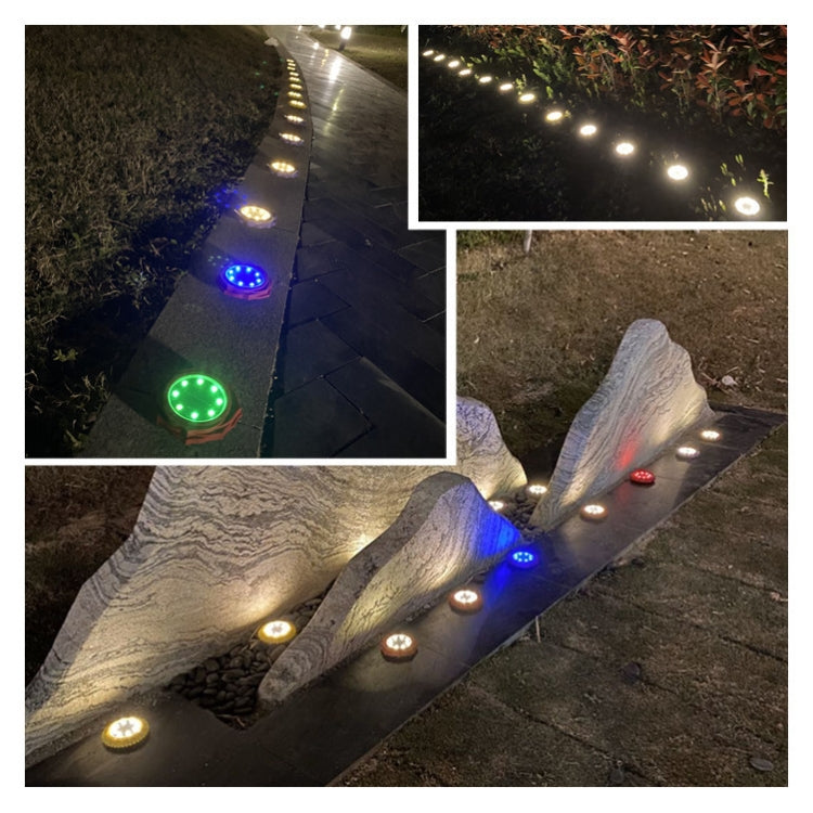 2 PCS 8 LEDs Solar Petals Buried Lamp Waterproof Garden Lawn Light, Specification:, Purple Lily (White Light), Purple Lily (Warm Light), Purple Lily (Colorful Light), Red Rose (White Light), Red Rose (Warm Light), Red Rose (Colorful Light)             ...