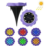2 PCS 8 LEDs Solar Petals Buried Lamp Waterproof Garden Lawn Light, Specification:, Purple Lily (White Light), Purple Lily (Warm Light), Purple Lily (Colorful Light), Red Rose (White Light), Red Rose (Warm Light), Red Rose (Colorful Light)             ... Purple Lily (Colorful Light)