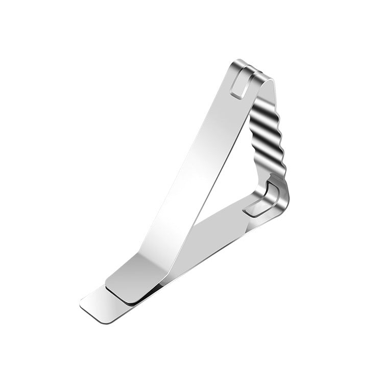 30 PCS Stainless Steel Tablecloth Clip Triangle Table Clamp Picnic Flexible Clip, 30 PCS(Classic ), 30 PCS (Wave) 30 PCS (Wave) Wave