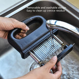 48 Pneumatizer With Handle Tender Meat Knuckle Utensils Kitchen Tool Barbecue Meat, 48-pin 20A48