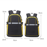 2101 Student Backpack Fashion Casual Backpack, Large Yellow, Large Black, Small Yellow, Small Black
