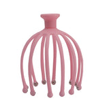 12 Claw Head Massager Octopus Rotating Ball Relaxing Massager Pink