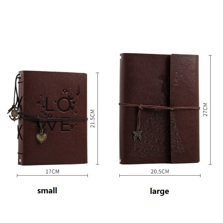 DIY Photo Scrapbook Handmade Children Growth Commemorative Album, Specification： Large Skirt Girl, Large Elk, Small Feet, Large Feet, Small Heart, Small LOVE