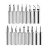 Soldering Tips 936 Soldering Station Pure Copper Soldering Iron Tips Lead-Free Soldering Iron Tips, 17 PCS / Set