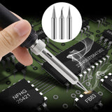 Soldering Tips 936 Soldering Station Pure Copper Soldering Iron Tips Lead-Free Soldering Iron Tips, 17 PCS / Set