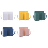 10 PCS Wall-Mounted Remote Control Storage Box Bedside Mobile Phone Charging Stand, 10 PCS Yellow, 10 PCS Green, 10 PCS Blue, 10 PCS Pink, 10 PCS White