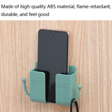 10 PCS Wall-Mounted Remote Control Storage Box Bedside Mobile Phone Charging Stand, 10 PCS Yellow, 10 PCS Green, 10 PCS Blue, 10 PCS Pink, 10 PCS White