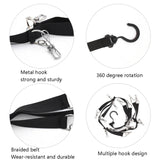 Rotary Hook Wardrobe Cap Clip-Hanging Rope Bedroom Home Storage Clothes Door Back Rogue, Clothes Door Back Hook