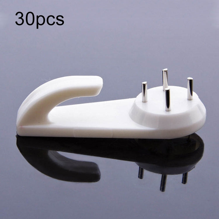 30pcs Press-Free Hanging Nail Hook Strong Wall Invisible Staple Photo Frame Photo Wall Without Trace Nails, Specification:, Extra Large, Large, Medium, Card Slot Extra Large
