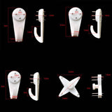 30pcs Press-Free Hanging Nail Hook Strong Wall Invisible Staple Photo Frame Photo Wall Without Trace Nails, Specification:, Extra Large, Large, Medium, Card Slot