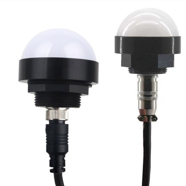 24V Safety Three-Color Warning Light Alarm LED Hemispherical Waterproof Indicator, Style 1, Style 2