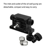 Portable Mini Water Pump Electric Drill Driven High Flow Oil Pump, Standard With Two Connectors, High Flow Oil Pump