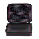 PU Leather Full Carbon Fiber Zipper Watch Bag Watch Storage Display Box, Style:, 02 Watch Position, 04 Watch Position, 08 Watch Position Carbon Fiber