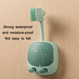 2 PCS Punch-Free Universal Moving Head Shower Bracket Bathroom Adjustable Shower Head Fixing Frame, Blue Yellow, Green, White, Black