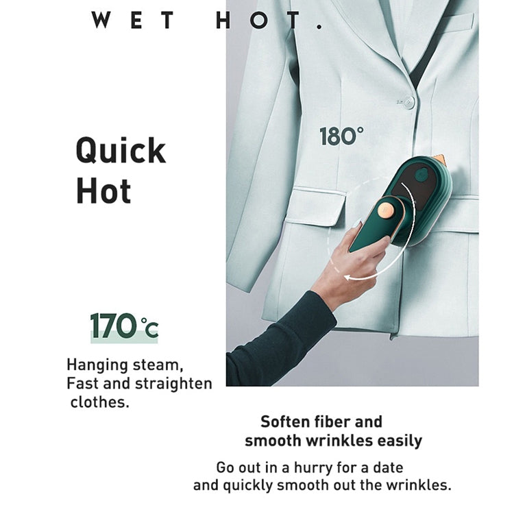 33W Handheld Electric Ironing Machine Rotatable Dry And Wet Garment Steam, US Plug, EU Plug